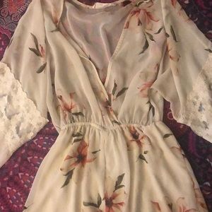 Floral Lace Romper
